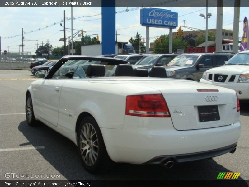 Ibis White / Black 2009 Audi A4 2.0T Cabriolet