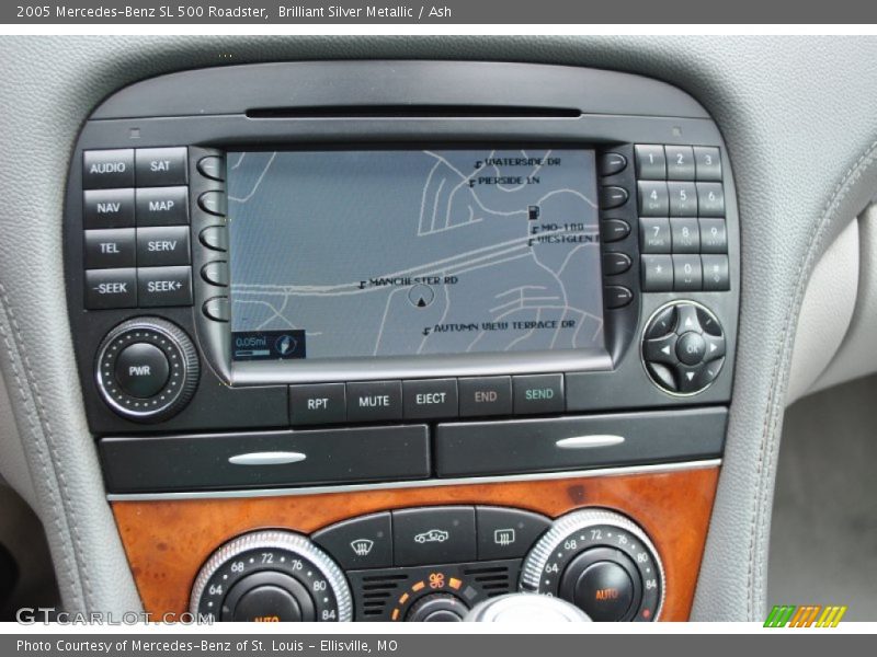 Navigation of 2005 SL 500 Roadster