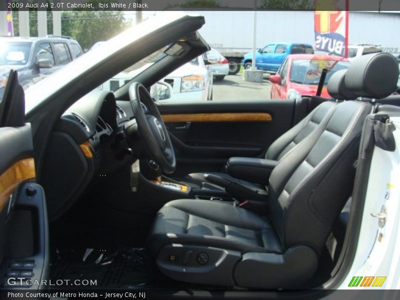Ibis White / Black 2009 Audi A4 2.0T Cabriolet