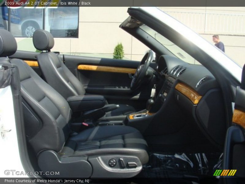 Ibis White / Black 2009 Audi A4 2.0T Cabriolet