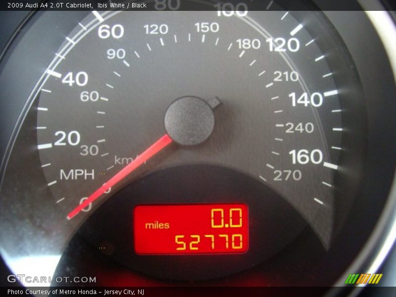Ibis White / Black 2009 Audi A4 2.0T Cabriolet