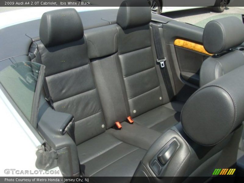 Ibis White / Black 2009 Audi A4 2.0T Cabriolet
