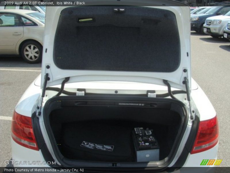 Ibis White / Black 2009 Audi A4 2.0T Cabriolet