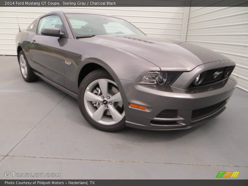 Sterling Gray / Charcoal Black 2014 Ford Mustang GT Coupe
