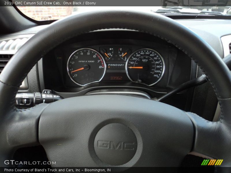 Onyx Black / Ebony 2010 GMC Canyon SLE Crew Cab