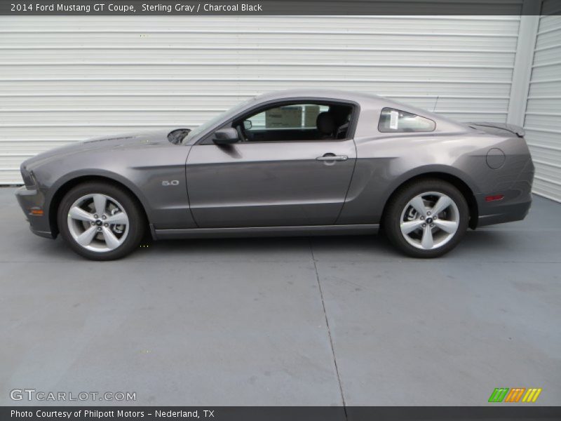 Sterling Gray / Charcoal Black 2014 Ford Mustang GT Coupe