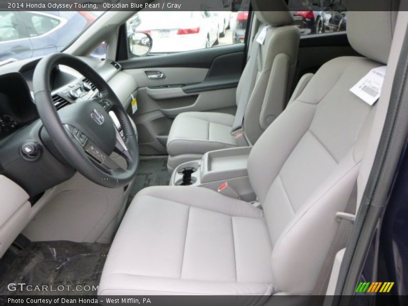 Front Seat of 2014 Odyssey Touring