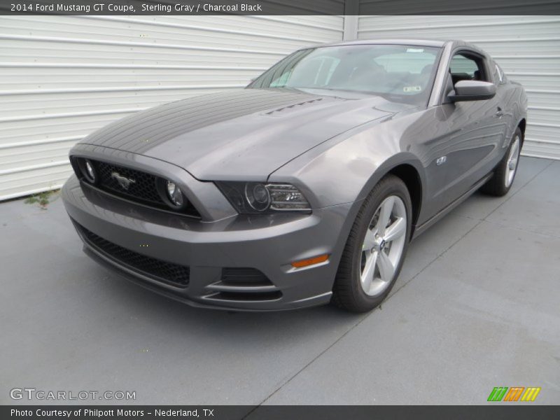 Sterling Gray / Charcoal Black 2014 Ford Mustang GT Coupe