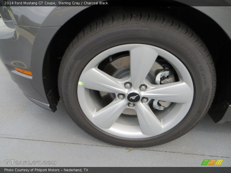 Sterling Gray / Charcoal Black 2014 Ford Mustang GT Coupe