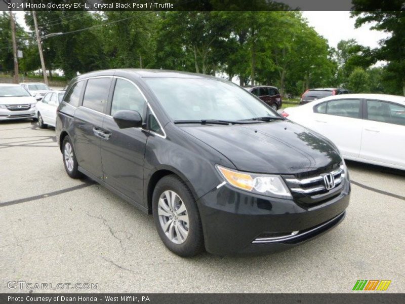 Crystal Black Pearl / Truffle 2014 Honda Odyssey EX-L