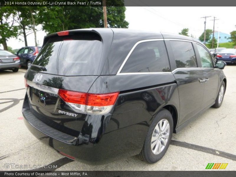 Crystal Black Pearl / Truffle 2014 Honda Odyssey EX-L