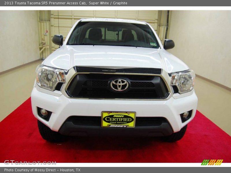 Super White / Graphite 2013 Toyota Tacoma SR5 Prerunner Access Cab