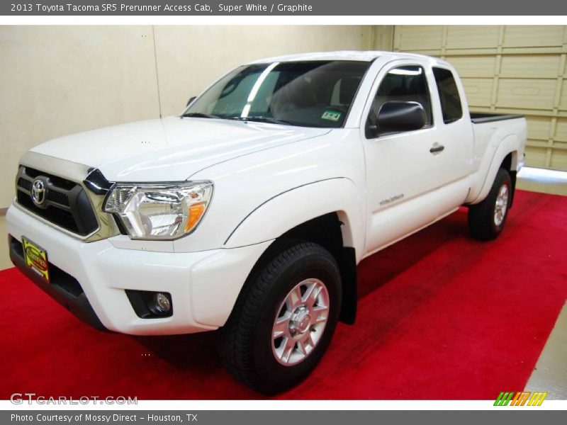 Super White / Graphite 2013 Toyota Tacoma SR5 Prerunner Access Cab