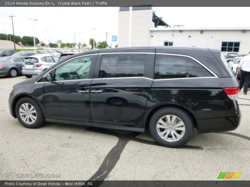 Crystal Black Pearl / Truffle 2014 Honda Odyssey EX-L