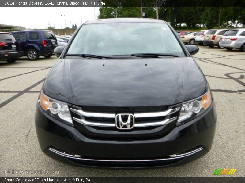 Crystal Black Pearl / Truffle 2014 Honda Odyssey EX-L