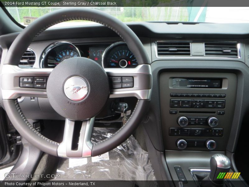 Sterling Gray / Charcoal Black 2014 Ford Mustang GT Coupe