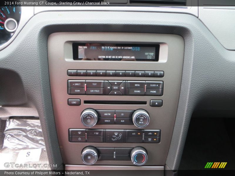 Sterling Gray / Charcoal Black 2014 Ford Mustang GT Coupe