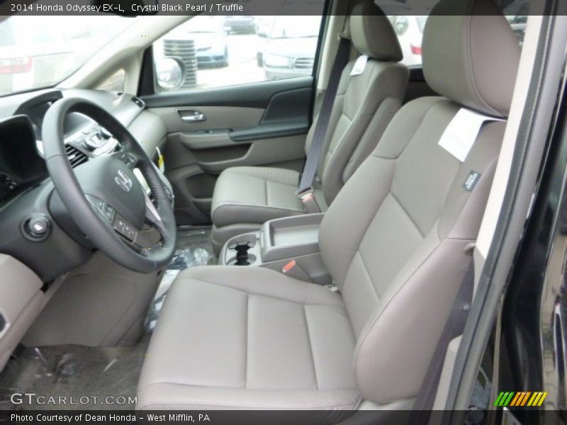 Crystal Black Pearl / Truffle 2014 Honda Odyssey EX-L