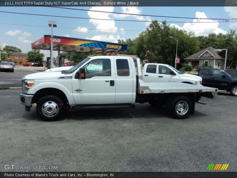 Oxford White / Black 2011 Ford F350 Super Duty XLT SuperCab 4x4 Chassis