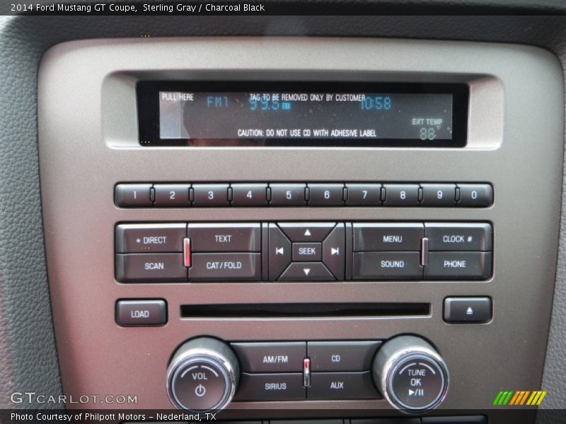 Sterling Gray / Charcoal Black 2014 Ford Mustang GT Coupe