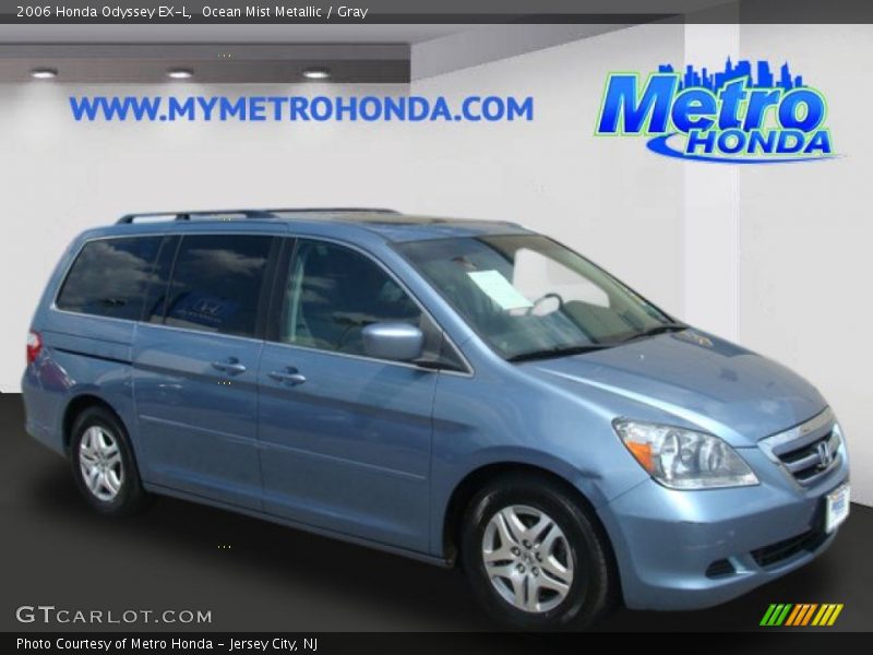 Ocean Mist Metallic / Gray 2006 Honda Odyssey EX-L