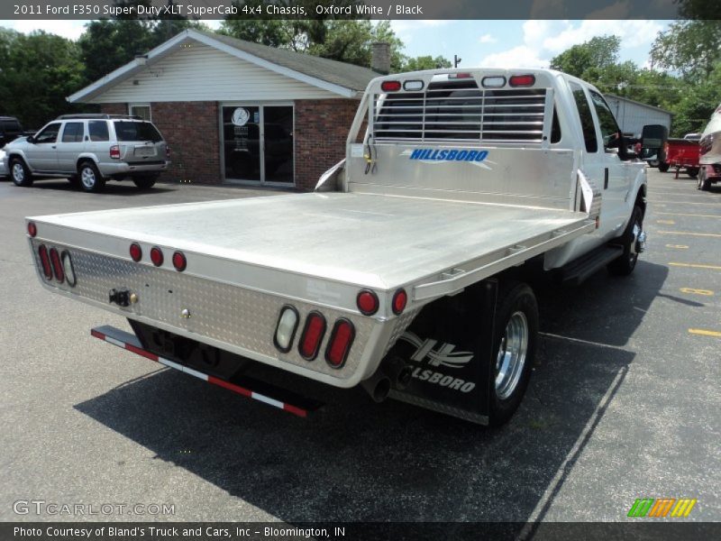 Oxford White / Black 2011 Ford F350 Super Duty XLT SuperCab 4x4 Chassis