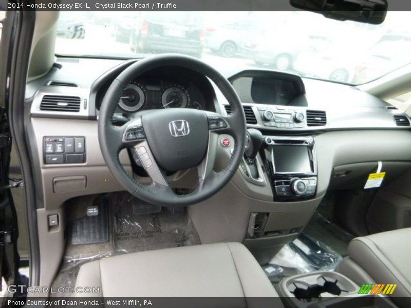 Crystal Black Pearl / Truffle 2014 Honda Odyssey EX-L