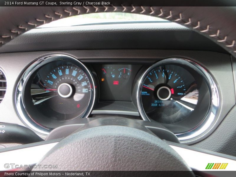 Sterling Gray / Charcoal Black 2014 Ford Mustang GT Coupe