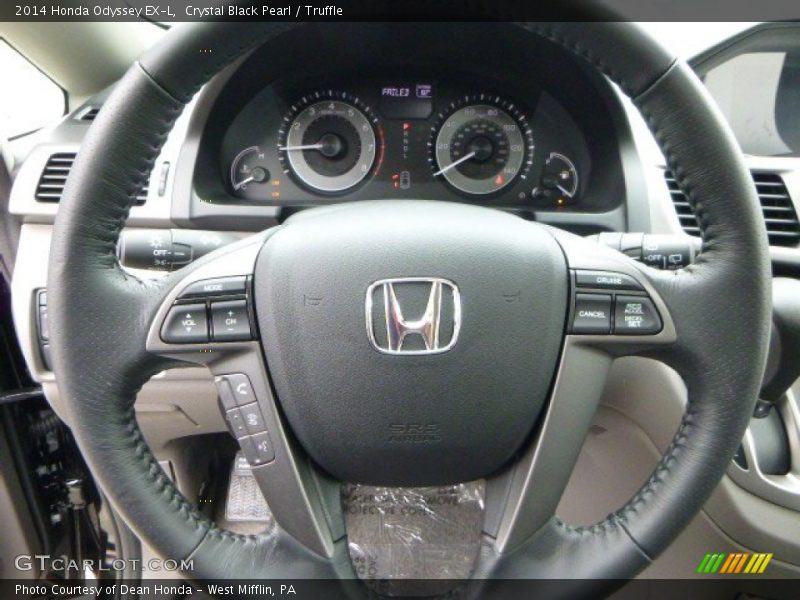 Crystal Black Pearl / Truffle 2014 Honda Odyssey EX-L