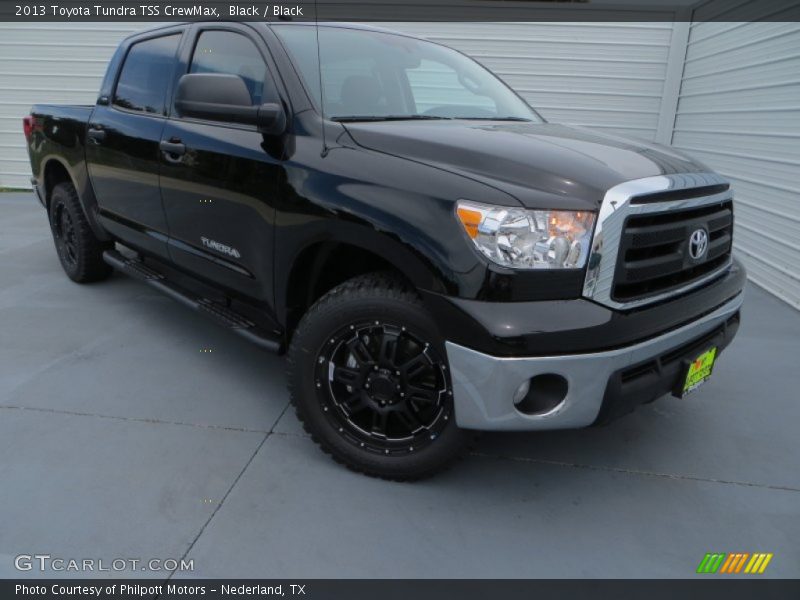 Black / Black 2013 Toyota Tundra TSS CrewMax