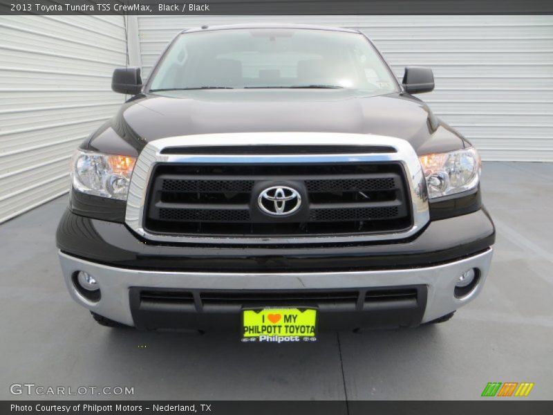 Black / Black 2013 Toyota Tundra TSS CrewMax