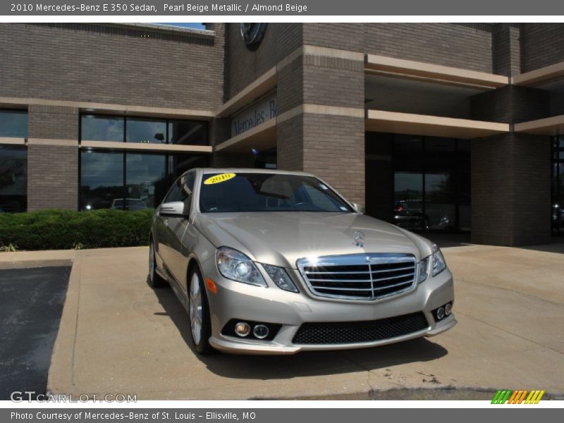 Pearl Beige Metallic / Almond Beige 2010 Mercedes-Benz E 350 Sedan