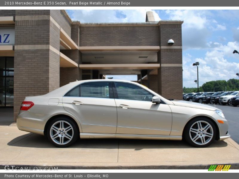 Pearl Beige Metallic / Almond Beige 2010 Mercedes-Benz E 350 Sedan