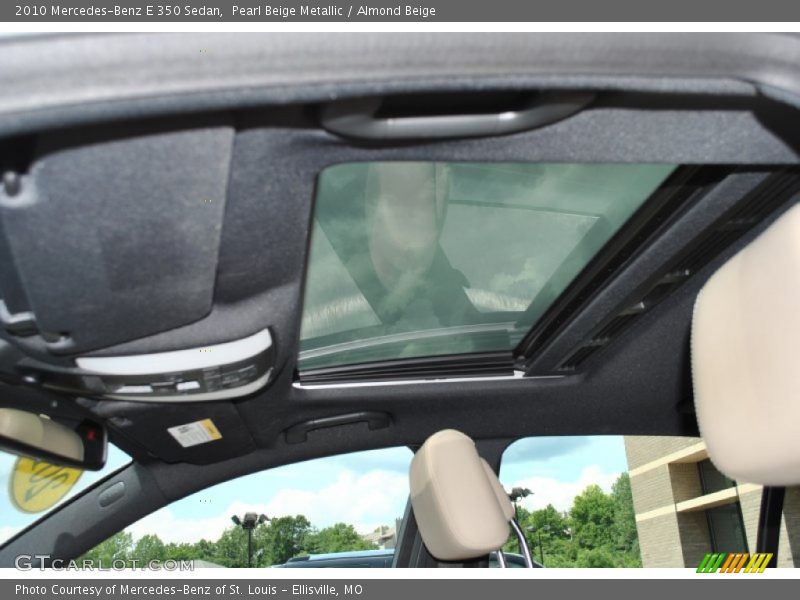 Pearl Beige Metallic / Almond Beige 2010 Mercedes-Benz E 350 Sedan