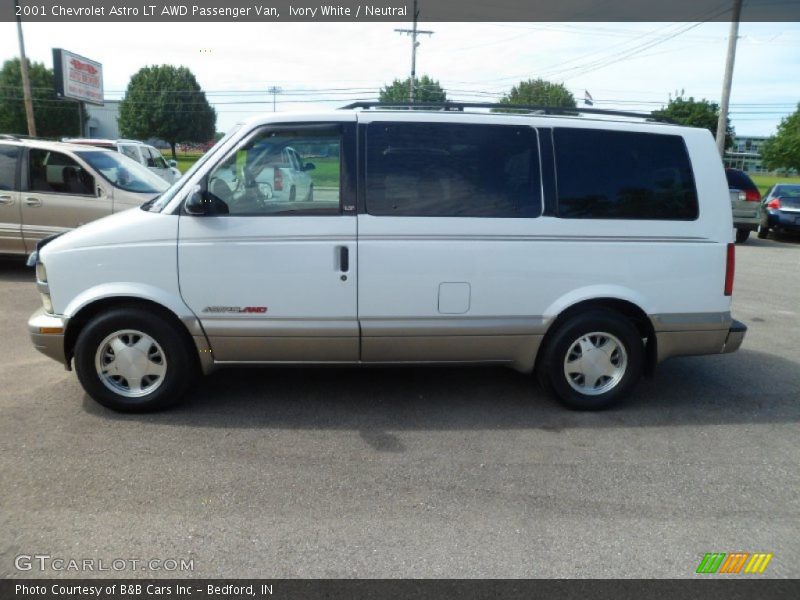 Ivory White / Neutral 2001 Chevrolet Astro LT AWD Passenger Van