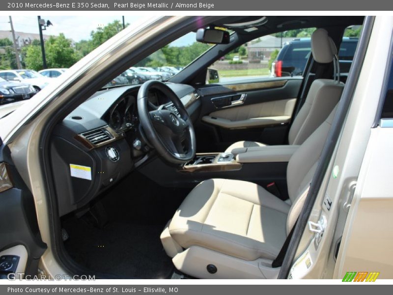 Pearl Beige Metallic / Almond Beige 2010 Mercedes-Benz E 350 Sedan
