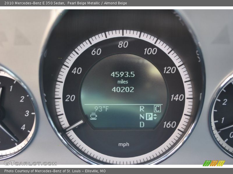 Pearl Beige Metallic / Almond Beige 2010 Mercedes-Benz E 350 Sedan
