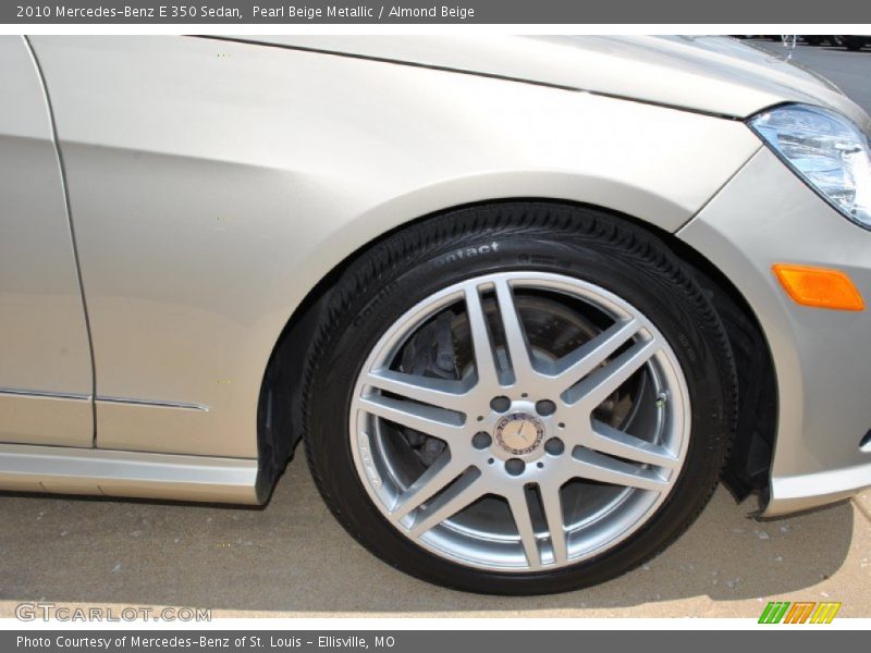 Pearl Beige Metallic / Almond Beige 2010 Mercedes-Benz E 350 Sedan