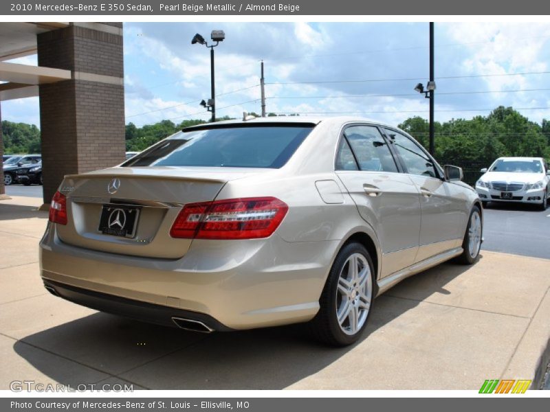 Pearl Beige Metallic / Almond Beige 2010 Mercedes-Benz E 350 Sedan