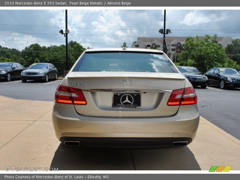 Pearl Beige Metallic / Almond Beige 2010 Mercedes-Benz E 350 Sedan