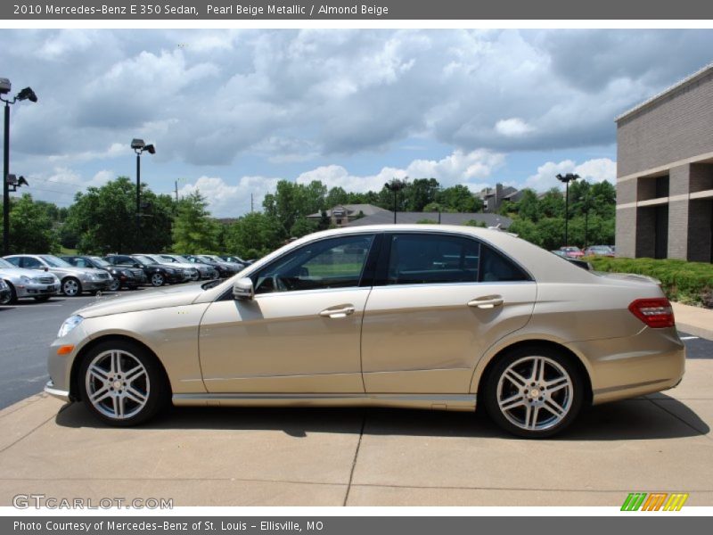 Pearl Beige Metallic / Almond Beige 2010 Mercedes-Benz E 350 Sedan