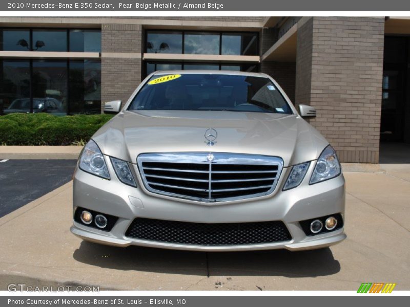 Pearl Beige Metallic / Almond Beige 2010 Mercedes-Benz E 350 Sedan