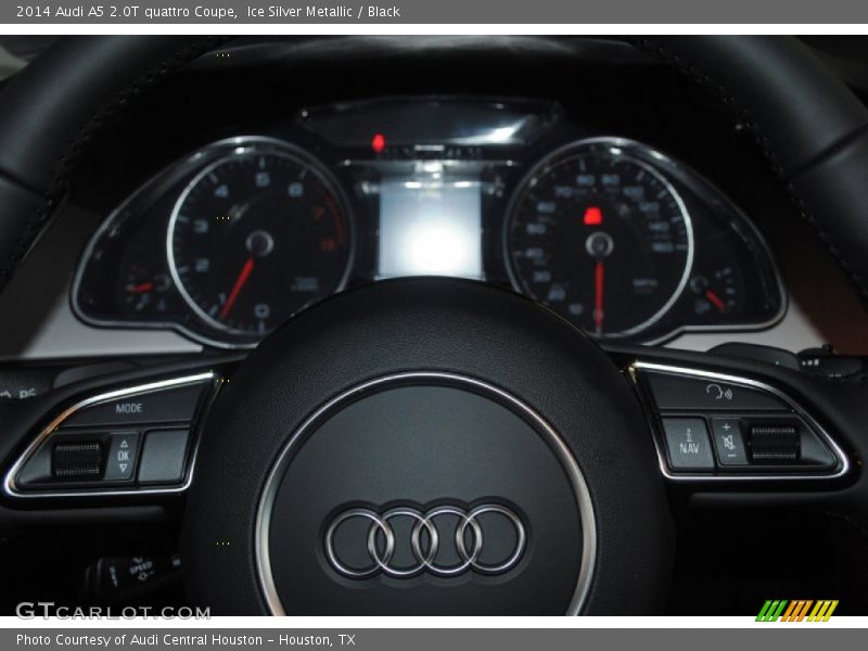 Ice Silver Metallic / Black 2014 Audi A5 2.0T quattro Coupe
