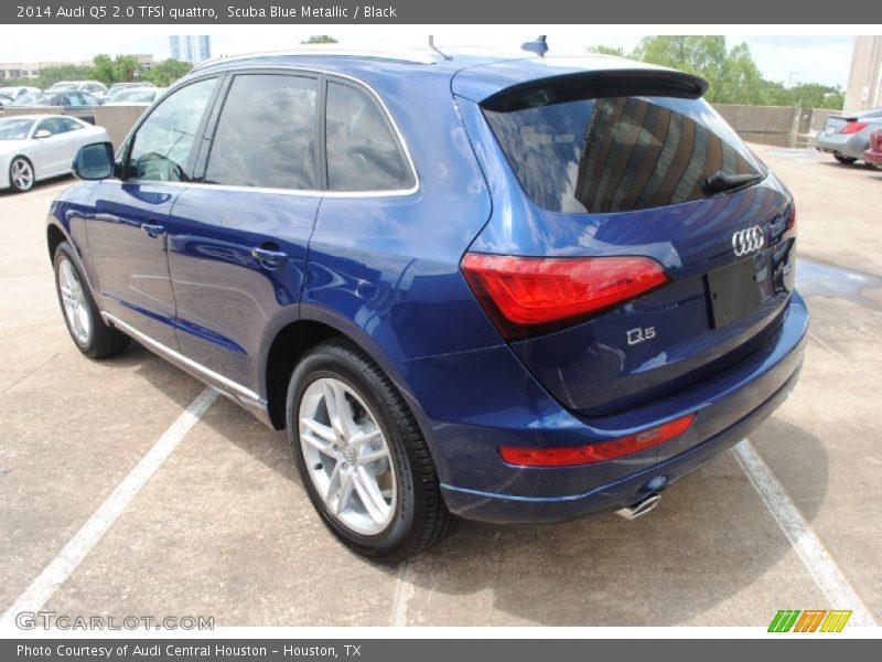 Scuba Blue Metallic / Black 2014 Audi Q5 2.0 TFSI quattro