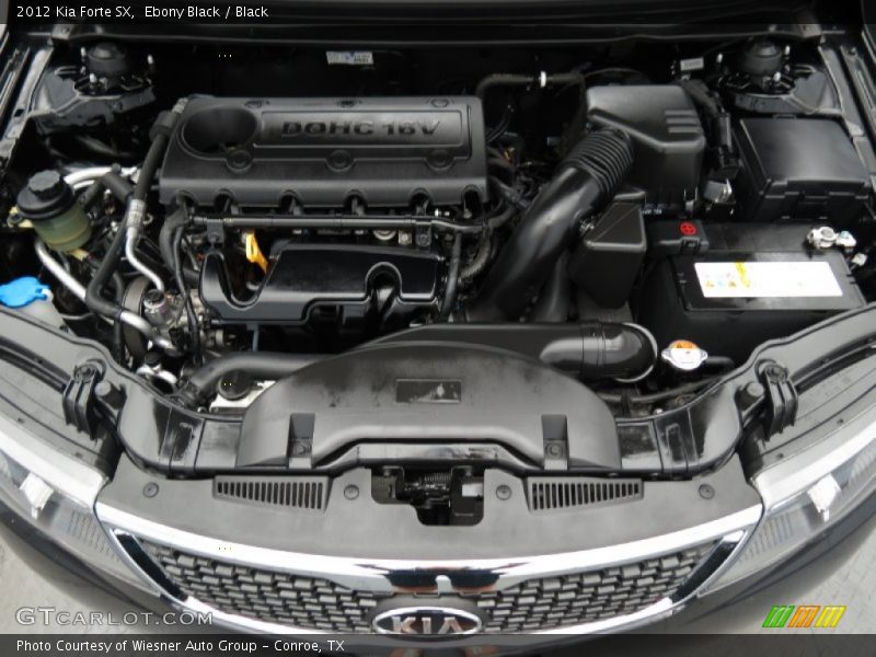  2012 Forte SX Engine - 2.4 Liter DOHC 16-Valve CVVT 4 Cylinder