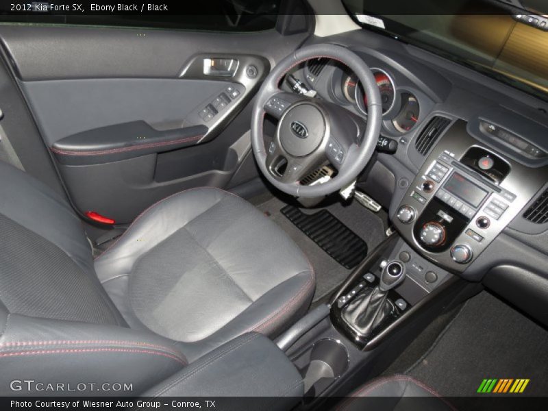 Dashboard of 2012 Forte SX