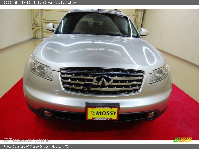 Brilliant Silver Metallic / Willow 2005 Infiniti FX 35