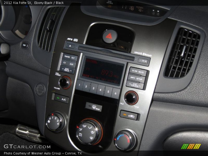 Controls of 2012 Forte SX