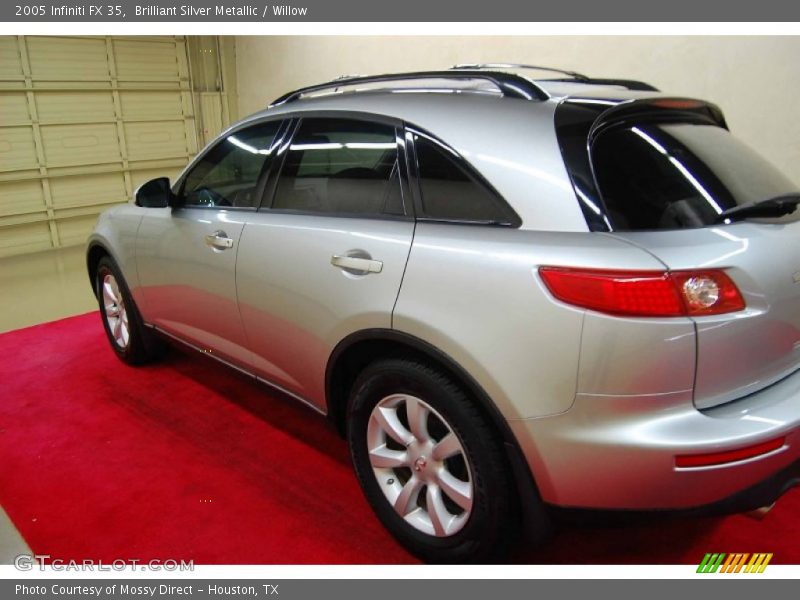 Brilliant Silver Metallic / Willow 2005 Infiniti FX 35