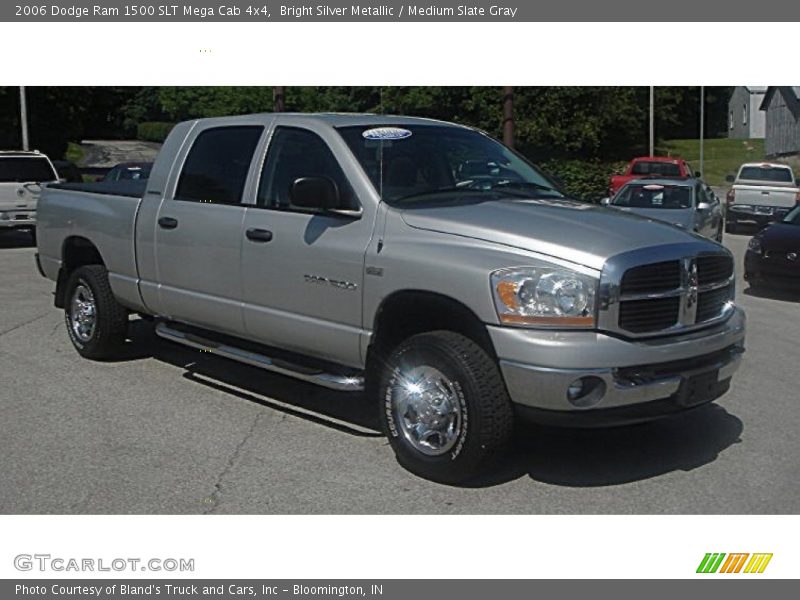 Bright Silver Metallic / Medium Slate Gray 2006 Dodge Ram 1500 SLT Mega Cab 4x4
